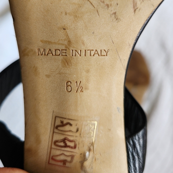 Everlane The Double-Strap Block Heel Sandal Leather Made In Italy Size 6.5 - Picture 6 of 8